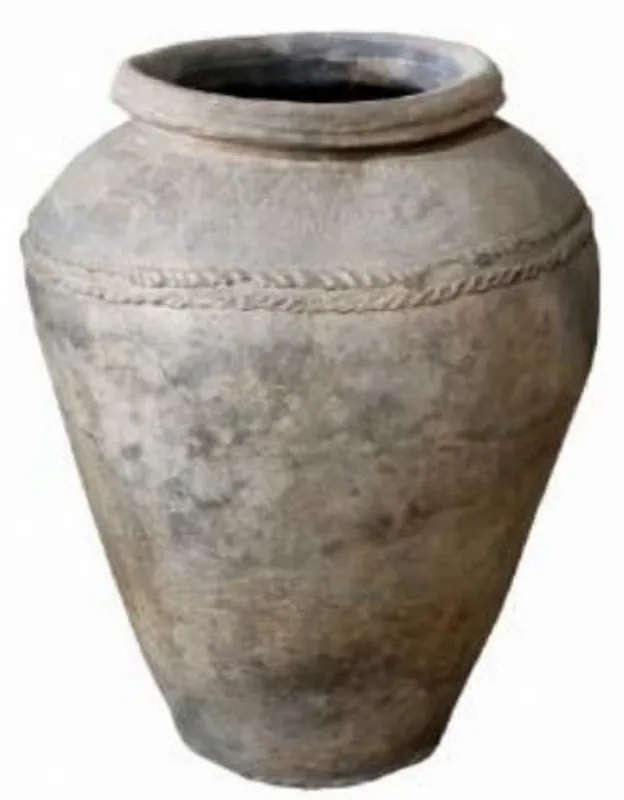 Beliebt Casa Padrino vaso barocco di lusso in terracotta beige antico Ø 45 x A. 90 cm - Vaso per fiori in stile antico fatto a mano - Vaso per piante - Decorazione da giardino in stile barocco
