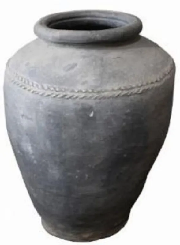 Beliebt Casa Padrino vaso barocco di lusso in terracotta grigio antico Ø 42 x A. 85 cm - Vaso per fiori in stile antico fatto a mano - Vaso per piante - Decorazione da giardino in stile barocco