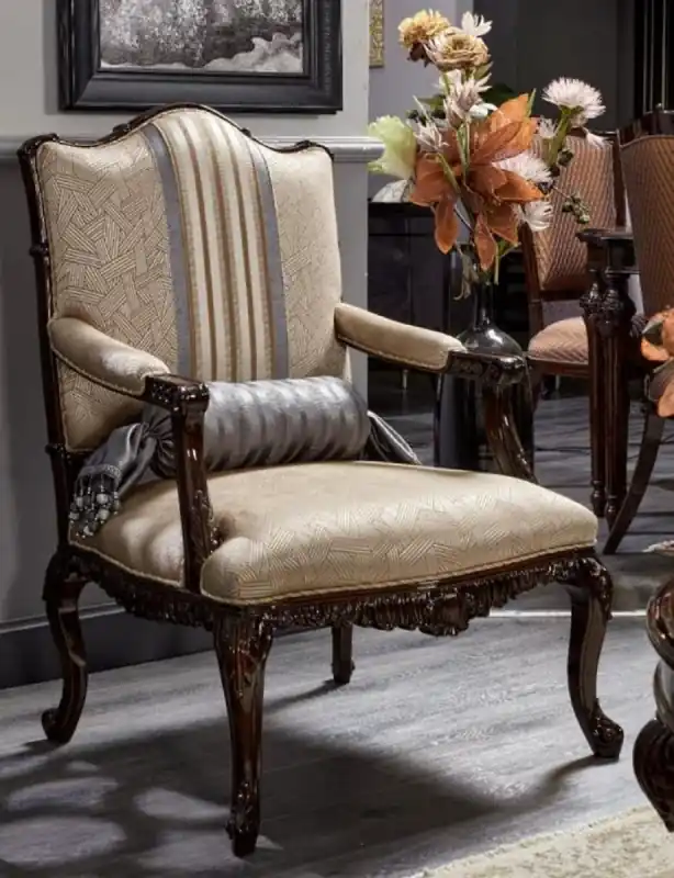 Casa Padrino poltrona barocco di lusso oro / argento / marrone scuro - Magnifica poltrona da salotto - Mobile da soggiorno in stile barocco - Mobile di lusso in stile barocco - Arredamento barocco Top-Angebot