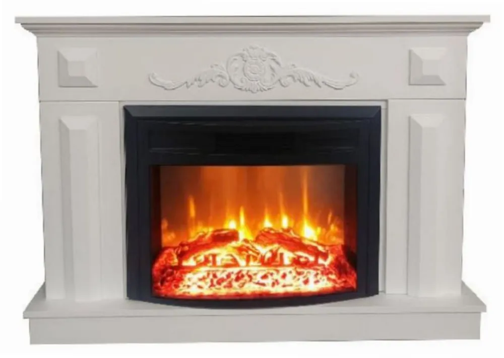 Meistverkauft Casa Padrino caminetto elettrico barocco bianco / nero 125 x 35 x A. 88 cm - Caminetto decorativo da soggiorno con telecomando - Mobile soggiorno in stile barocco - Camini elettrici barocco