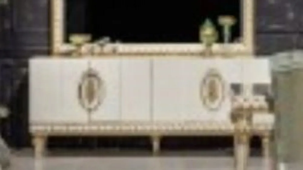 Top-Preis Casa Padrino credenza barocco di lusso bianco / oro - Armadio in legno massello stile barocco - Mobili per sala da pranzo di lusso in stile barocco - Mobili per sala da pranzo barocco
