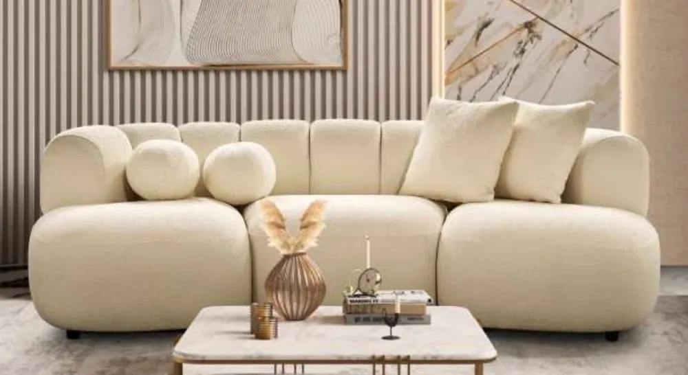 Casa Padrino divano di lusso avorio 230 x 95 x A. 75 cm - Divano da soggiorno - Divano hotel - Mobili da soggiorno - Mobili hotel - Mobili di lusso - Arredi di lusso - Arredi da soggiorno Ausverkauf