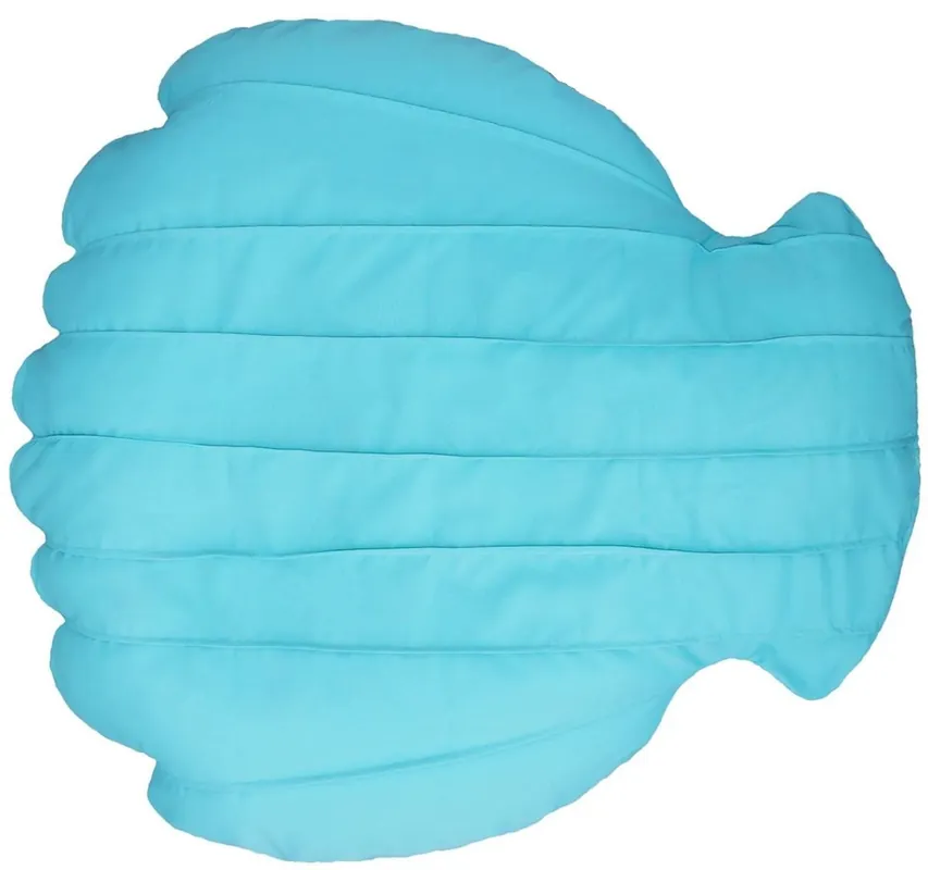 Abverkauf Casa Padrino poltrona a sacco conchiglia di mare azzurro 150 x 135 x A. 35 cm - Pouf galleggiante - Cuscino sedile fatto a mano - Decorazione giardino - Decorazione terrazza - Decorazione piscina