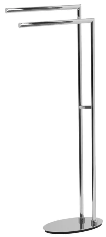 Top-Seller Casa Padrino Porta Salviette da Bagno di Lusso Silver 32 x A. 87,5 cm - Porta Salviette in Ottone Autoportante - Mobili da Bagno - Mobili Hotel - Qualità di Lusso - Fatto in Italia