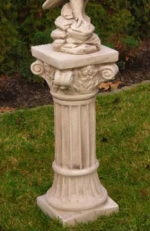 Jetzt Kaufen Casa Padrino pilastro barocco beige A. 76 cm - Magnifica pilastro da giardino barocco - Pilastro decorativa da giardino - Accessori decorativi per giardini e terrazze barocchi