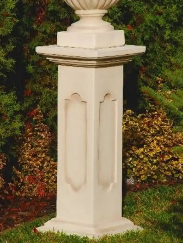 Mega-Angebot Casa Padrino pilastro barocco sabbia / beige 34 x 34 x A. 80 cm - Magnifica pilastro da giardino barocco - Pilastro decorativa da giardino - Accessori decorativi per giardini e terrazze barocchi