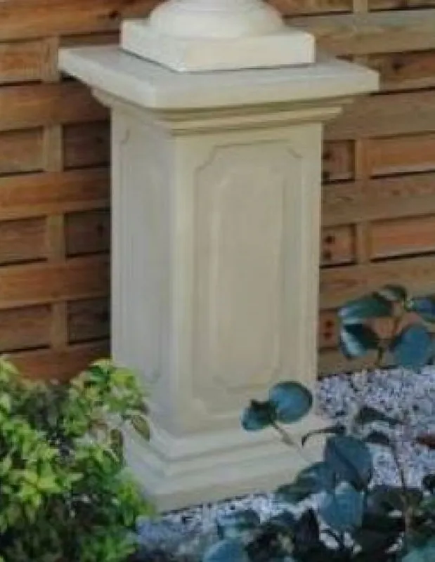 Günstig Casa Padrino pilastro barocco grigio 39 x 39 x A. 69 cm - Magnifica pilastro da giardino barocco - Pilastro decorativa da giardino - Accessori decorativi per giardini e terrazze barocchi