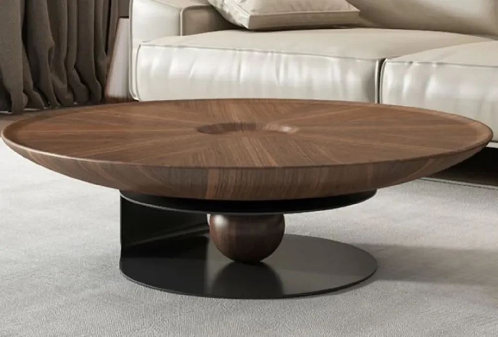 Casa Padrino tavolo da salotto di lusso Ø 80 x A. 28 cm - Tavolino da caffè rotondo - Mobile soggiorno - Mobile hotel - Qualità di lusso - Fatto in Italia Mega-Angebot