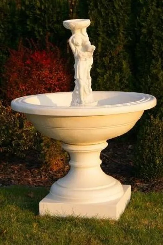 Casa Padrino fontana barocco beige Ø 102 x A. 136 cm - Magnifica fontana da giardino in stile barocco - Fontana rotonda da giardino in pietra - Accessori da giardino barocco Rabatt