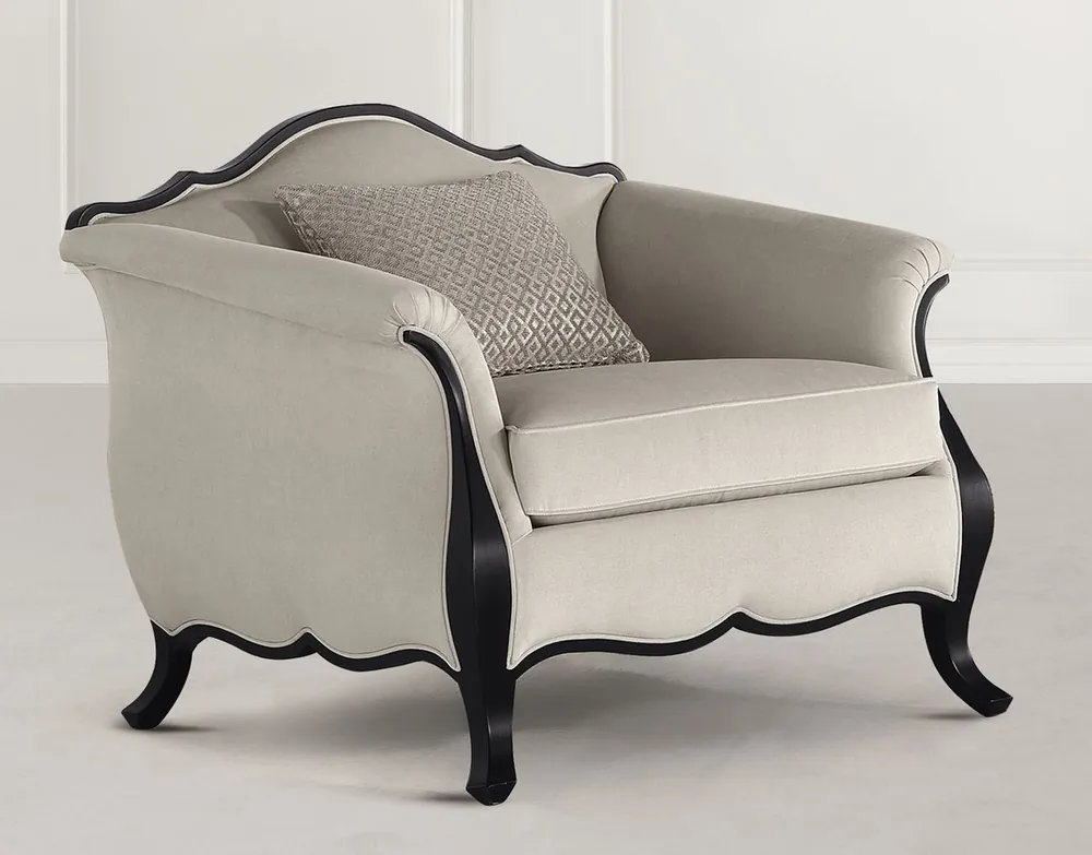 Casa Padrino Poltrona Art Deco di Lusso Grigio / Nero - Poltrona da Salotto Fatta a Mano - Mobili Soggiorno - Mobili Art Deco - Mobili di Lusso - Qualità di Lusso - Fatto in Italia Schnäppchen