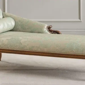 Neu Im Sortiment Casa Padrino chaise longue barocco di lusso oro / verde / marrone - Magnifico recamier in legno massello - Mobile soggiorno di lusso in stile barocco - Qualità di lusso - Fatto in Italia