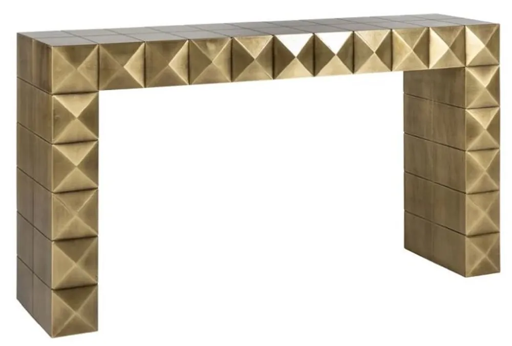 Top-Angebot Casa Padrino consolle di lusso oro 137,5 x 39 x A. 76 cm - Consolle rettangolare - Mobili di lusso - Mobili Hotel - Arredamento di lusso