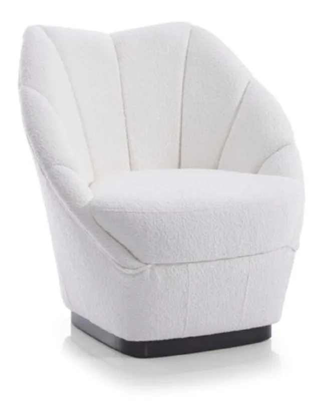Casa Padrino poltrona di lusso bianco / nero 94 x 86 x A. 96 cm - Poltrona soggiorno - Poltrona hotel - Mobile soggiorno - Mobile hotel - Mobile di lusso - Arredamento di lusso Neue Ware