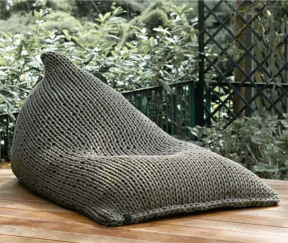 Wochenendangebot Casa Padrino poltrona a sacco per bambini di lusso verde 70 x 100 cm - Poltrona a sacco in cotone con rivestimento interno impermeabile - Accessori soggiorno - Accessori giardino di lusso