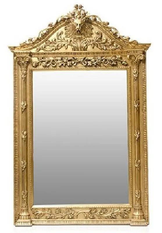 Wochenendangebot Casa Padrino specchio barocco oro - Specchio in stile barocco con eleganti decorazioni - Enorme specchio da parete in stile barocco - Specchio barocco da guardaroba - Mobili stile barocco