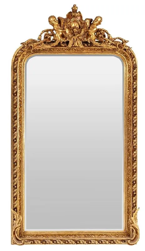 Kracherpreis Casa Padrino specchio barocco oro - Specchio in stile barocco con eleganti decorazioni - Specchio da parete in stile barocco fatto a mano - Specchio barocco da guardaroba - Mobili stile barocco