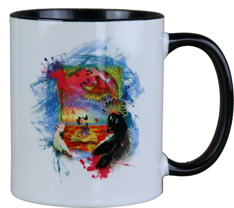 Letzte Chance Harald Glööckler Pompöös Mug loro - diseñado por Harald Glööckler