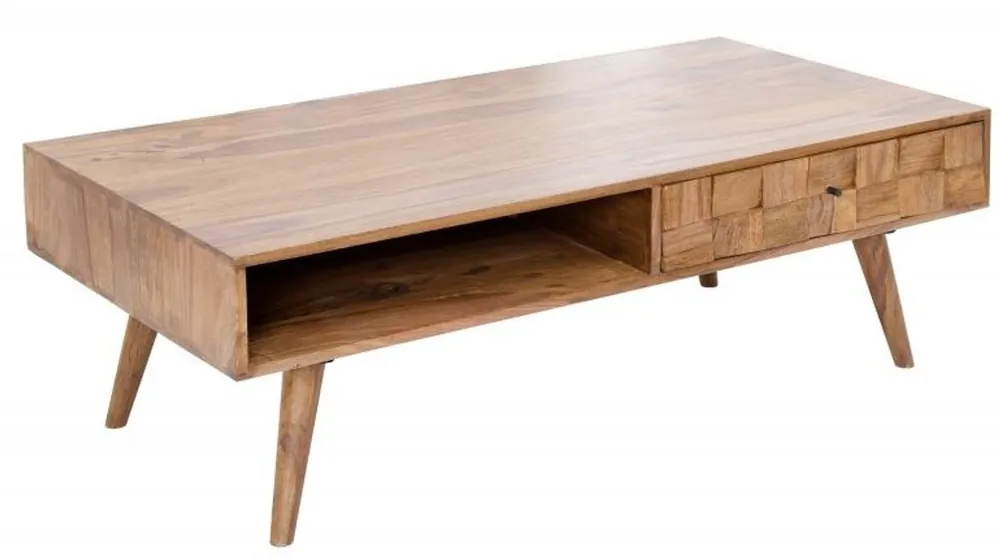 Casa Padrino mesa de centro de madera maciza de diseño W.117 x H.40 x D 60 mesa de salón Sofort Bestellen