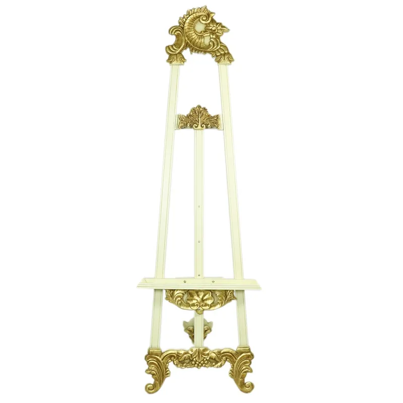 Meistverkauft Casa Padrino Baroque Sign Stand in Cream / Gold - Hotel, Café, Restaurante, Tienda, Instalación de la tienda