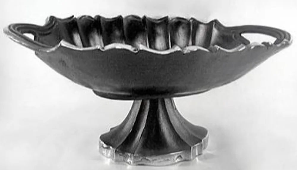 Wochenendangebot Tazón Barroco Casa Padrino Aluminio Negro / Plateado 49 x H. 23 cm - Estilo antiguo