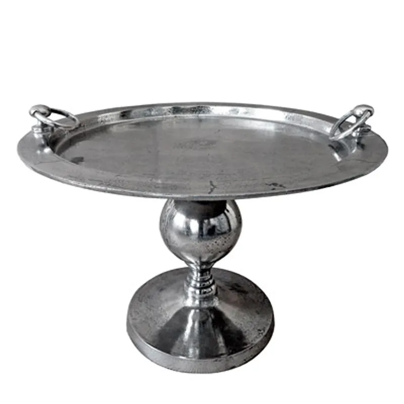 Direkt Vom Hersteller Mesa de centro de aluminio Casa Padrino altura 47 cm - Muebles de salón de lujo
