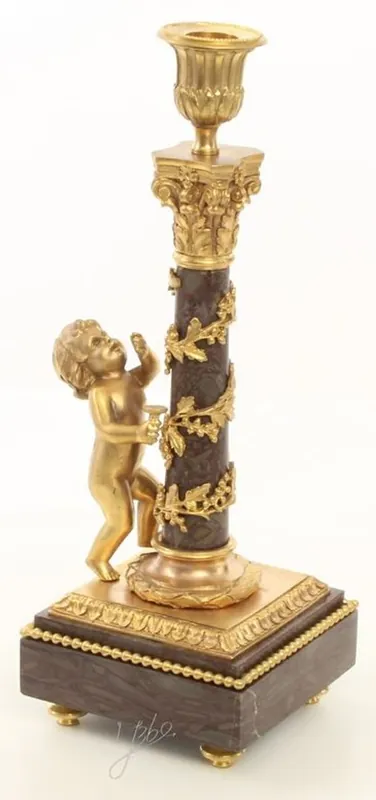 Ausverkauf Casa Padrino juego de candelabros Art Nouveau oro / negro 11 x 12,4 x H. 31,5 cm - Decoración Barroca y Art Nouveau