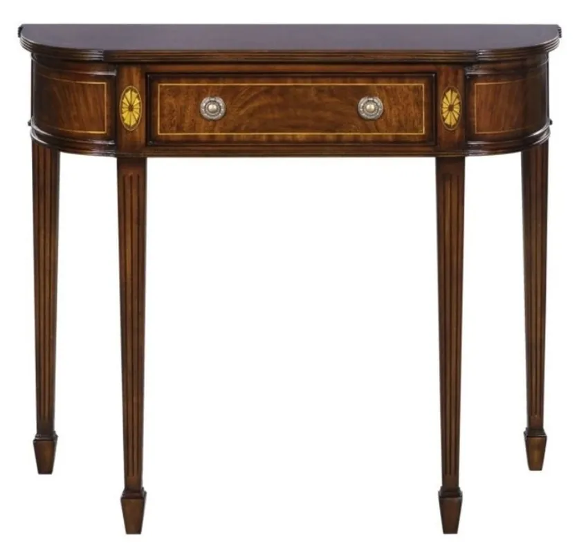 Casa Padrino consola de caoba Art Nouveau marrón 91 x 40 x H. 78 cm - Calidad de Lujo Meistverkauft