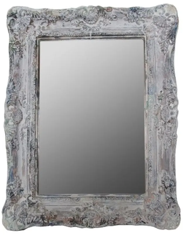 Casa Padrino espejo / espejo de la pared de estilo barroco gris antiguo 42 x H. 54 cm - Muebles Barroco Top-Seller