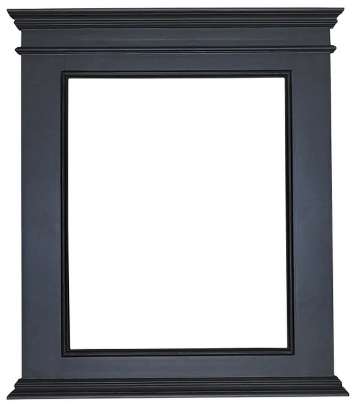 Casa Padrino marco de espejo de estilo rural negro 94 x 8 x H. 108 cm - Muebles de Estilo Rural Online Kaufen
