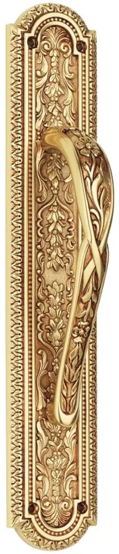 Casa Padrino Conjunto de Manija de Puerta Art Nouveau Oro Francés 6,5 x H. 35,2 cm - Accesorios de Hotel y Restaurante Direktkauf