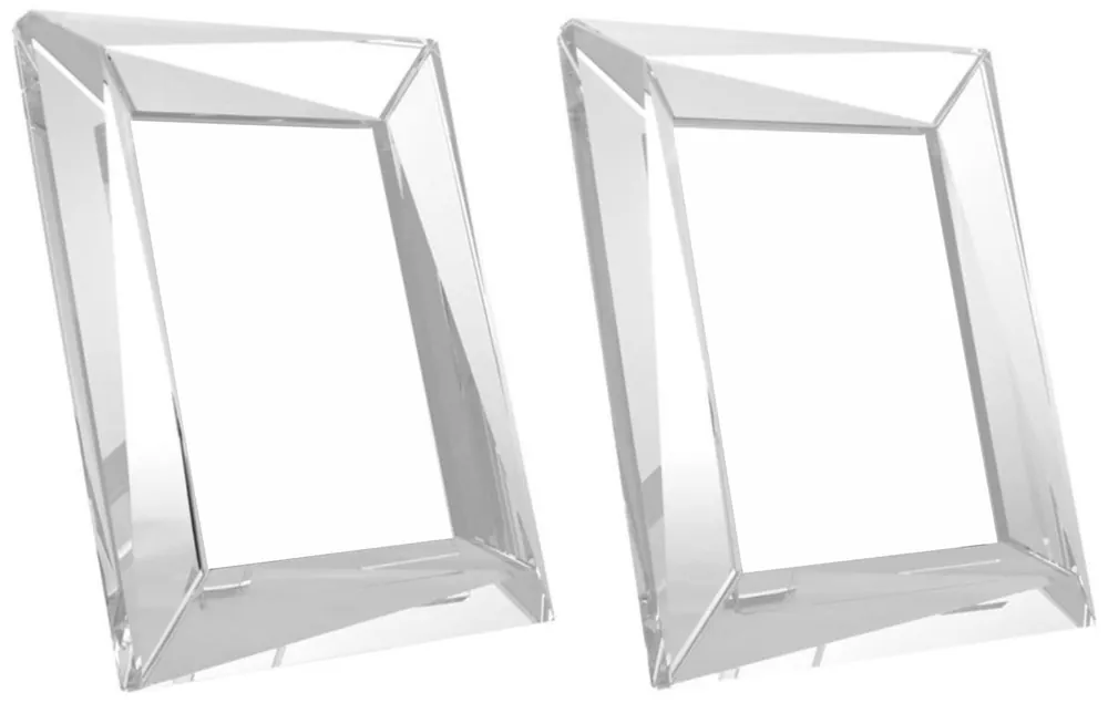 Must-Have Casa Padrino conjunto de marcos de cristal de lujo 21 x 3,5 x H. 26 cm - Calidad de Lujo