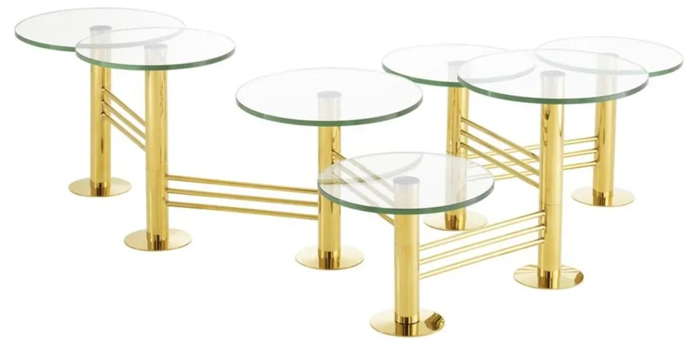 Casa Padrino mesa de centro / mesa de café de diseño oro - Muebles de Salón de Diseño Neu Im Sortiment