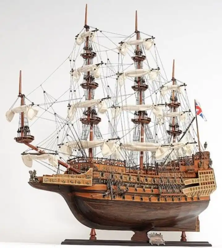 Meistverkauft Casa Padrino Buque Insignia Sovereign of the Seas Marrón / Multicolor 88.9 x 29 x H. 94 cm - British Deco Barco Velero de Madera Hecho a Mano