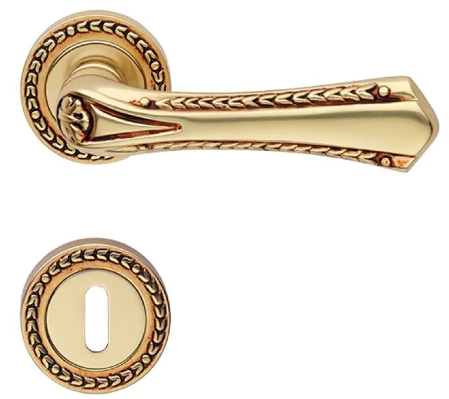 Neu Im Sortiment Casa Padrino conjunto de manija de puerta art nouveau oro francés 14,6 x H. 5 cm - Manijas de puertas de estilo clásico y barroco en diseño clásico