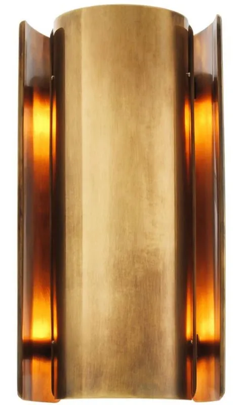Jetzt Bestellen Casa Padrino lámpara de pared de metal de lujo latón vintage 16,5 x 12 x H. 31,8 cm - Lámpara de Diseño