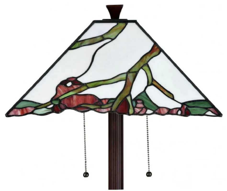 Casa Padrino Lámpara de Pie Tiffany de Lujo Multicolor 41 x 41 x H. 150 cm - Lámpara de Pie Hecha a Mano Meistverkauft