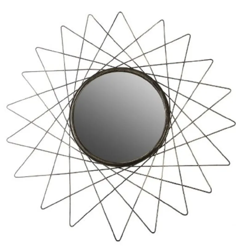 Aktuell Casa Padrino espejo de pared de diseño antiguo oro Ø 60 cm - Espejo de Diseño