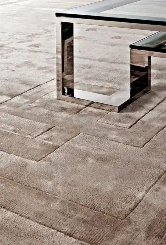 Casa Padrino alfombra de viscosa de lujo natural - Varios Tamaños - Calidad de Lujo Direkt Vom Hersteller