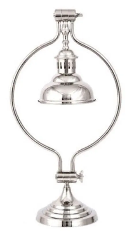 Casa Padrino lámpara de mesa / lámpara de escritorio de lujo plata 33 x 19 x H. 63 cm - Accesorios Deco Top-Seller