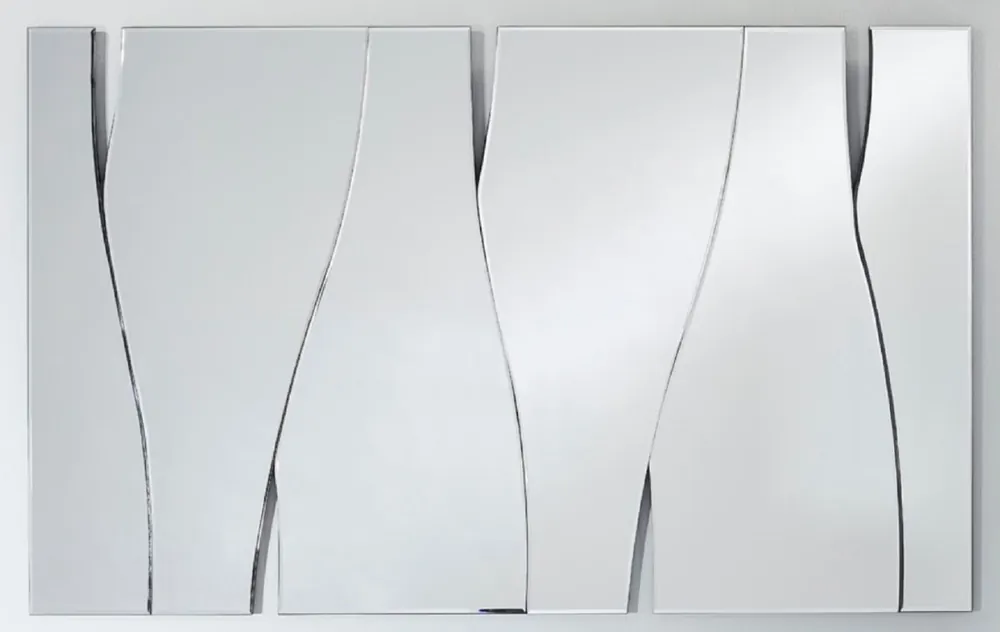 Abverkauf Casa Padrino espejo / espejo de pared de diseño de la sala de estar 70 x 113 cm - Muebles de Lujo