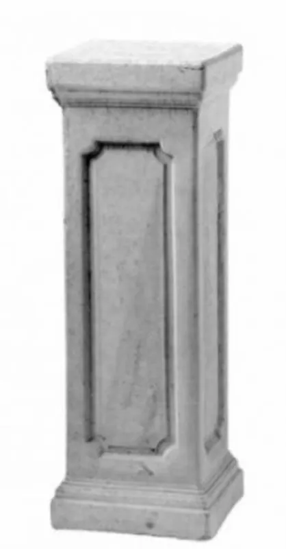 Casa Padrino columna barroco gris 27 x 27 x H. 76 cm - Columna Espléndida de Hormigón de Estilo Barroco Sonderangebot