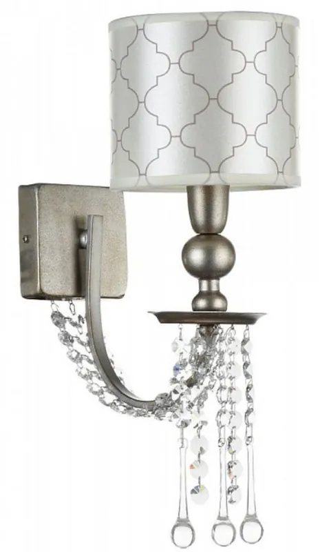 Casa Padrino Lámpara de Pared Barroco de Cristal Oro / Beige 14 x 24 x H. 38 cm - Lámpara de Pared en Estilo Barroco Solange Der Vorrat Reicht