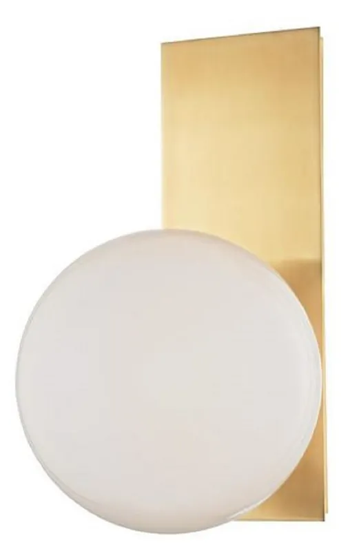 Casa Padrino lámpara de pared LED de lujo latón antiguo / blanco 19,1 x 16,5 x H. 32,4 cm - Lámpara de Hotel y Restaurante Geprüft