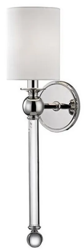 Sonderaktion Casa Padrino lámpara de pared de lujo plata / blanco 12,7 x 17,2 x H. 56,5 cm - Lámpara de Pared con Cristal y Pantalla de Seda Redonda