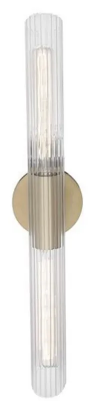 Casa Padrino lámpara de pared de lujo latón antiguo 12,1 x 8,9 x H. 62,9 cm - Lámpara de Pared para Sala de Estar Preisreduziert