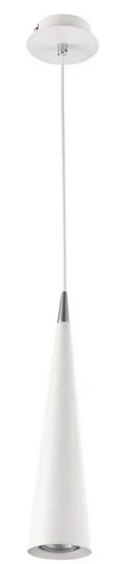 Casa Padrino lámpara colgante de lujo blanco / plata Ø 10 x H. 158 cm - Lámpara Colgante Redonda de Metal Geprüft