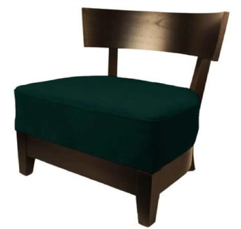 Meistverkauft Casa Padrino sillón lounge club de lujo verde oscuro / marrón oscuro 73,5 x 66 x H. 74 cm - Colección de Lujo