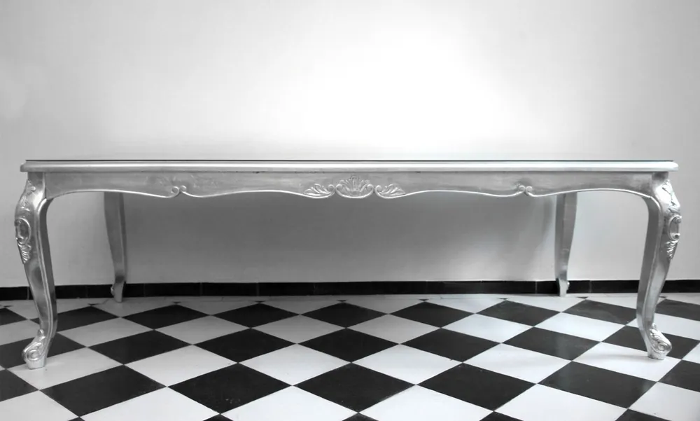 Mesa de comedor de lujo barroca Casa Padrino, 240 cm x 100 cm - Mesa de comedor - Made in Italy - Colección Luxury Sofort Bestellen