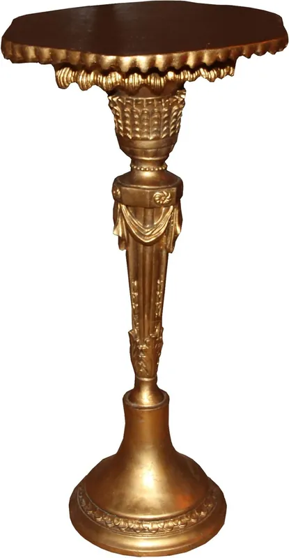 Sichere Zahlung Casa Padrino columna barroca / mesa auxiliar de oro de 97 x 52 cm - columna de estilo antiguo