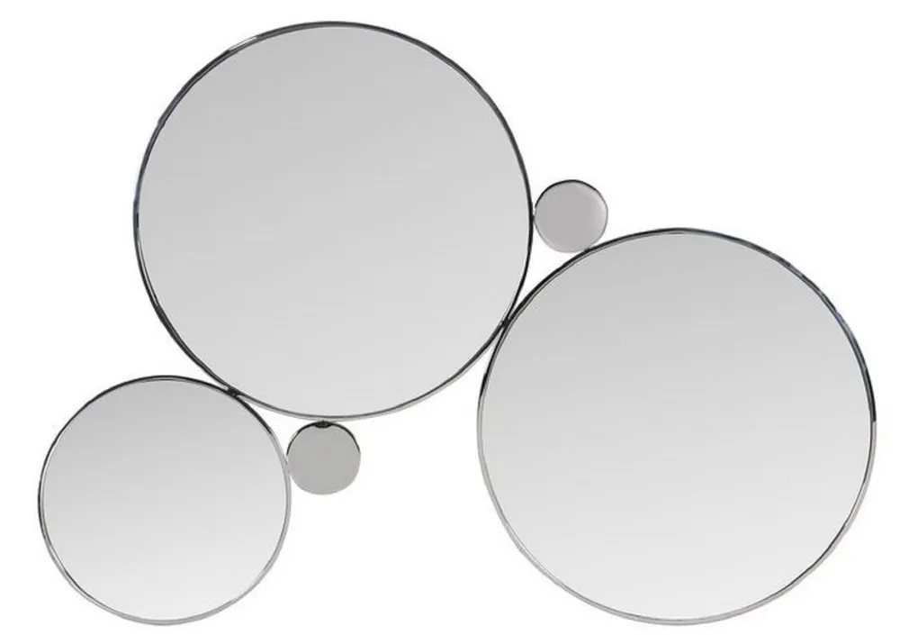 Casa Padrino espejo de pared de diseño plata 167 x H. 121 cm - Espejo de Acero Inoxidable - Espejo de Salón de Lujo Preis Gesenkt